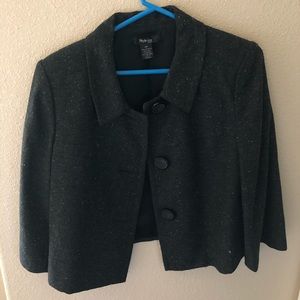 Super cute gray/white speckle jacket